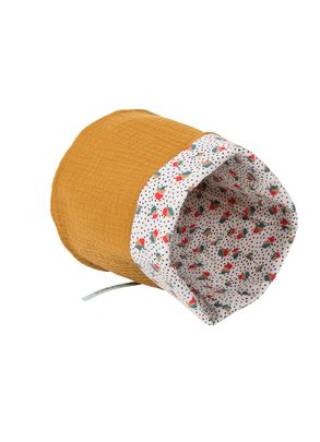 Cesto Organizador Redondo Les Jolis Tecido Ocre Moulin Roty