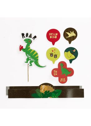Kit Mesversário Hello Dino Go Happy