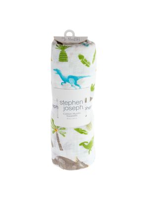 Fralda de Muslin Dino Stephen Joseph