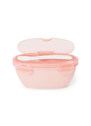 Kit Alimentação Bowl e Colher Easy-Serve Coral Skip Hop