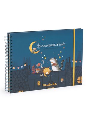 Álbum de Recordações dos Anos Escolares Les Moustaches Moulin Roty