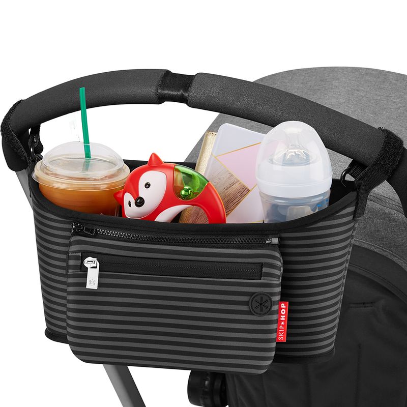 organizador-para-carrinho-de-bebe-listrado-preto-e-cinza-skip-hop-4