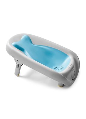 Banheira Infantil Reclinável Baleia Moby Cinza e Azul Skip Hop