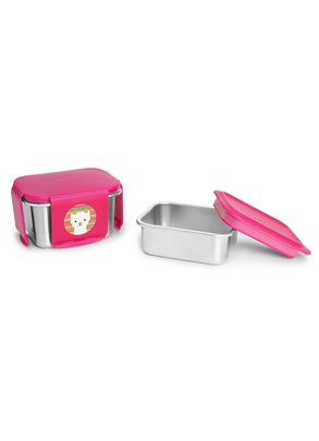 Kit Lanche (2 Potes) Aço Inox Zoo Lhama Skip Hop
