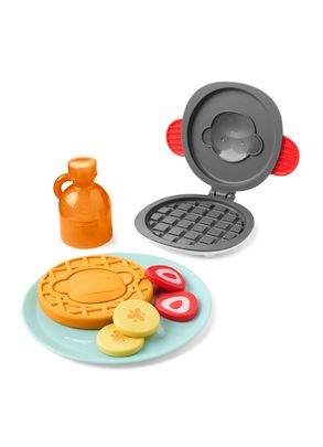 Brinquedo Infantil Interativo Coleção Comidinhas Kit Monte seu Waffle Zoo Skip Hop