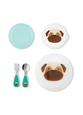Kit de Alimentação Zoo Cachorro Pug Skip Hop