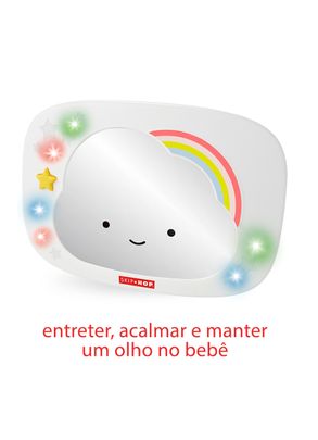 Espelho retrovisor Infantil Interativo e Musical Nuvem Skip Hop