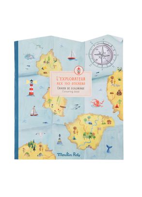 Livro de Colorir Explorador Le Jardin Du Moulin Roty