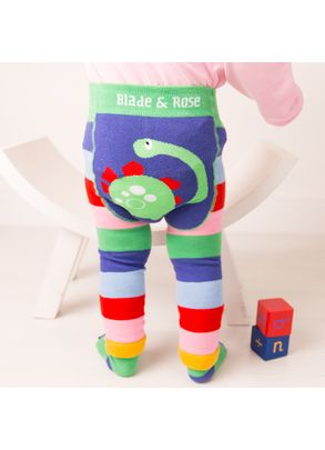 Calça Legging Infantil Dino Colors Blade and Rose
