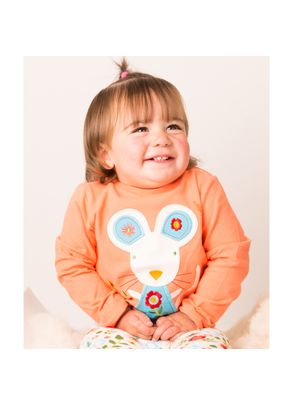 Camiseta Manga Longa Infantil Maura A Ratinha Blade and Rose
