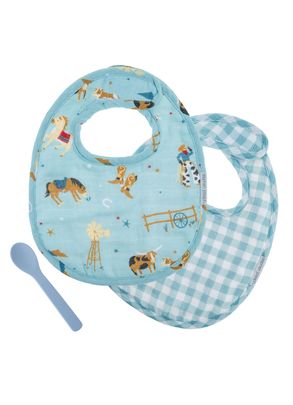 Conjunto de Babadores de Muslin Faroeste Stephen Joseph