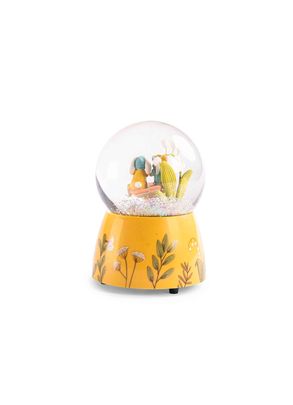 Globo de Neve Musical Coelhinho Trois Petits Lapins Moulin Roty
