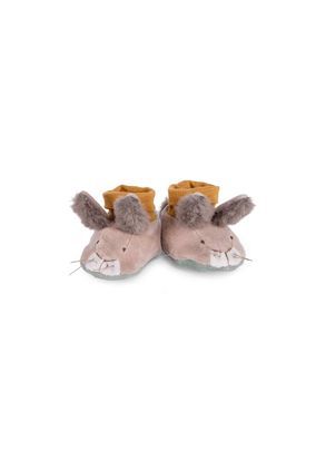 Sapatos para Bebê em Tecido Coelhinho Trois Petits Lapins Moulin Roty