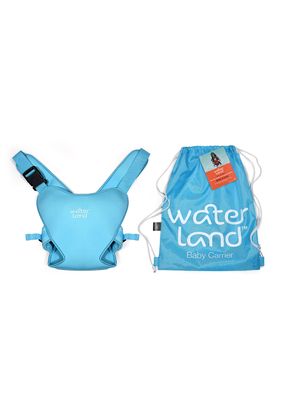 Canguru Impermeável para Bebê Passeio e Piscina em Neoprene Azul Waterland Baby
