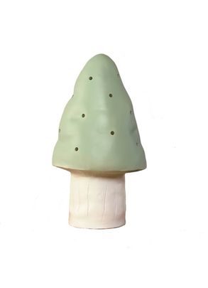 Luminária Abajur Infantil Cogumelo Verde Menta Pequena Egmont Toys