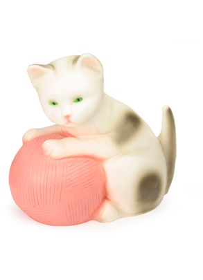 Luminária Abajur Infantil Gatinho com Lã Rosa Egmont Toys