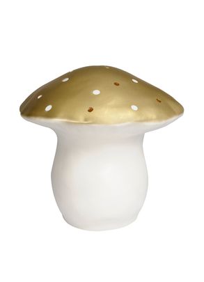 Luminária Abajur Infantil Cogumelo Dourado Grande Egmont Toys