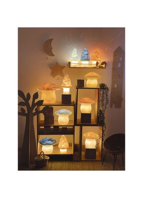 Luminária Abajur Infantil Cogumelo Verde Média Egmont Toys