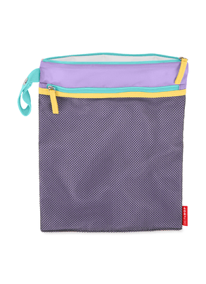 Bolsa Impermeável Com Compartimento Spark Style Rosa e Lilas Skip Hop