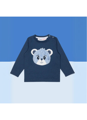 Camiseta Manga Longa Infantil Ursinho Preston Navy Blade And Rose