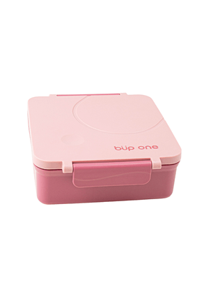 Bento Box com 3 Divisórias e Pote Térmico Rosa Büp One