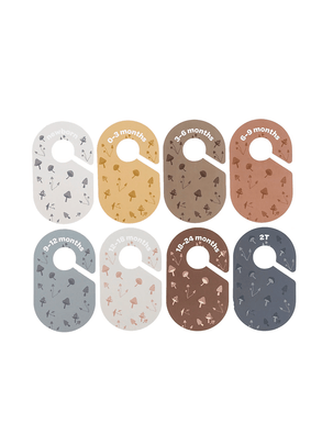 Kit Separador de Cabides de 0 a 2 Anos 8 Peças Cogumelo 3 Sprouts