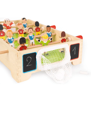 Brinquedo de Madeira Mini Pebolim Campeões Janod