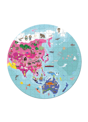 Quebra-Cabeça Mapa Mundi Dupla Face 208 Peças Janod