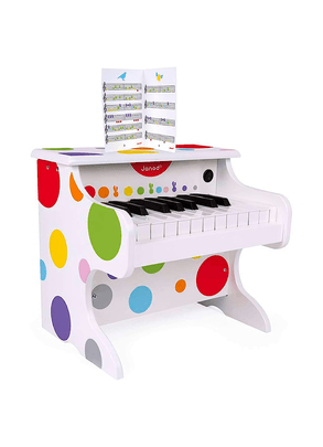 Brinquedo de Madeira Meu Primeiro Pianinho Confetti Janod