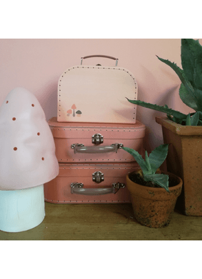 Conjunto De Maletas 3 Peças Rosa Egmont Toys