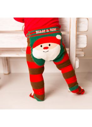 Calça Legging Infantil Papai Noel Blade And Rose