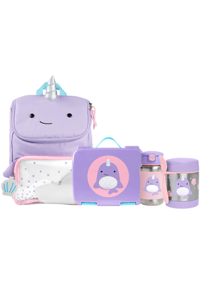 Kit Completo Escolar Zoo Baleia Narval Skip Hop
