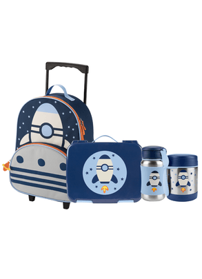 Kit Completo Escolar com Mala de Rodinha Spark Style Espaço Skip Hop
