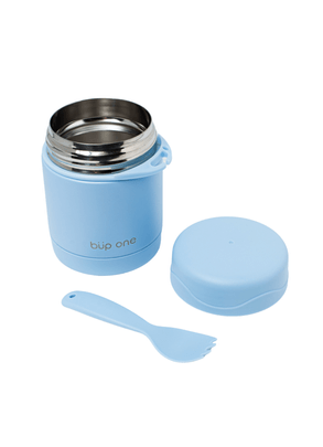 Pote Térmico Com Talher 300Ml Azul Büp One