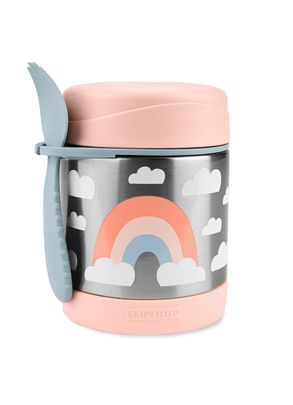 Pote Térmico com Talher Spark Style Arco-Íris Skip Hop