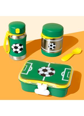 Pote Térmico com Talher Spark Style Futebol Skip Hop