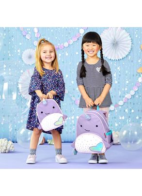 Lancheira Térmica Infantil com Zíper Zoo Baleia Narval Skip Hop