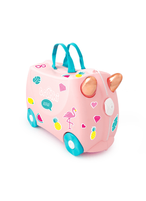 Mala Infantil Com Rodinha Flossi o Flamingo Trunki