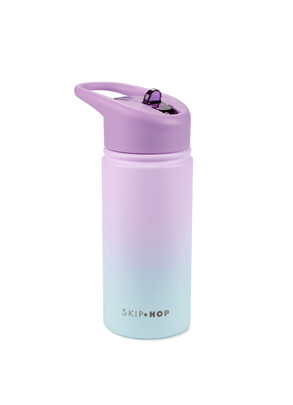 Garrafa Térmica de Aço Inox 450 ML Ombre Lilás Skip Hop