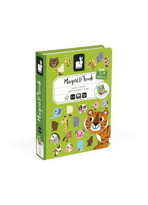 Livro Magnético Vida Animal 40 Peças Janod