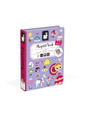 Livro Magnético Princesas 63 Peças Janod
