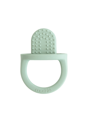 Forminha de Picolé de Silicone Arco-Íris Verde Mushie
