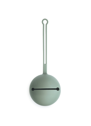 Porta Chupeta de Silicone Ball Verde Mushie