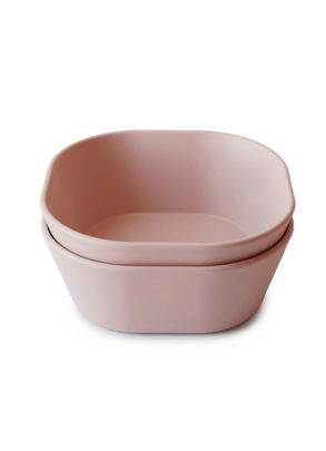 Kit com Dois Bowls de Jantar PP Rosa Mushie