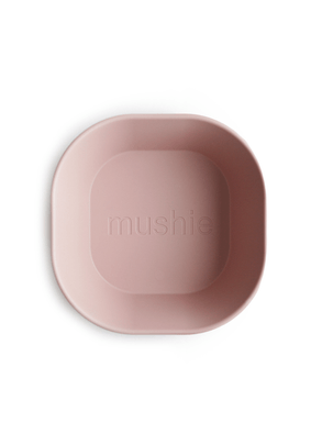 Kit com Dois Bowls de Jantar PP Rosa Mushie