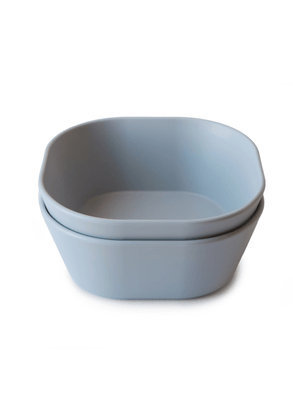 Kit com Dois Bowls de Jantar PP Cinza Winter Mushie