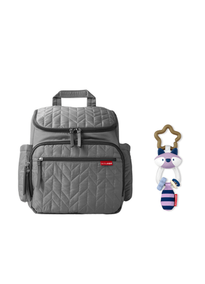 Mochila Maternidade Forma Cinza Skip Hop