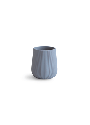 Copo de Treinamento de Silicone Azul Mushie