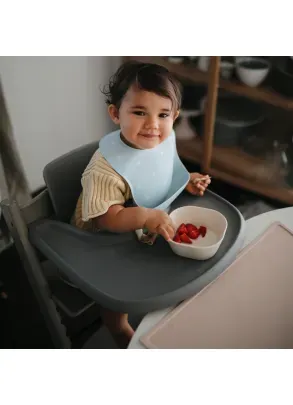 Kit com Dois Bowls de Jantar PP Cinza Winter Mushie