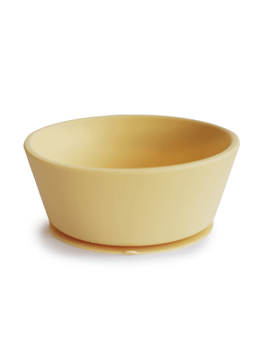 Bowl de Silicone com Ventosa Amarelo Mushie